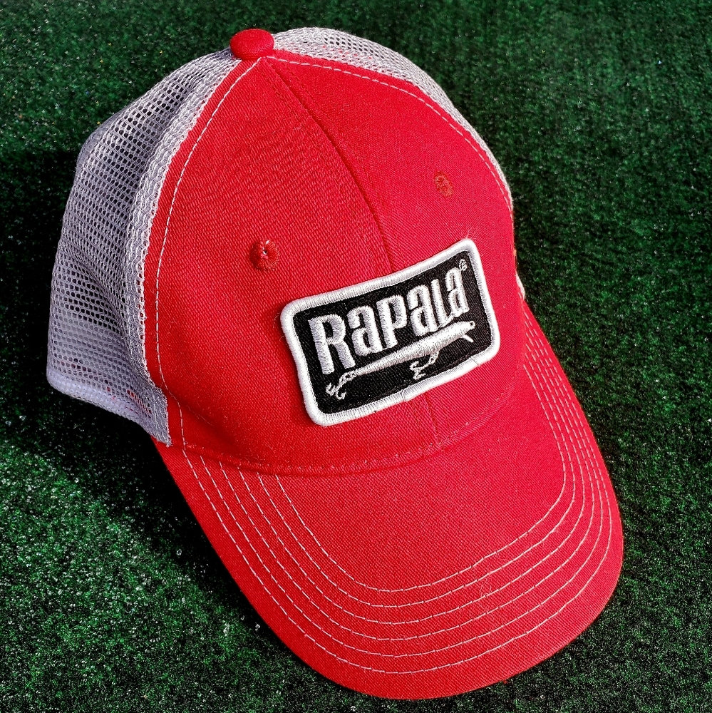 Rapala Fishing Lure VTG Hat Baseball Cap Adjustable Snapback Fish Rare Crankbait